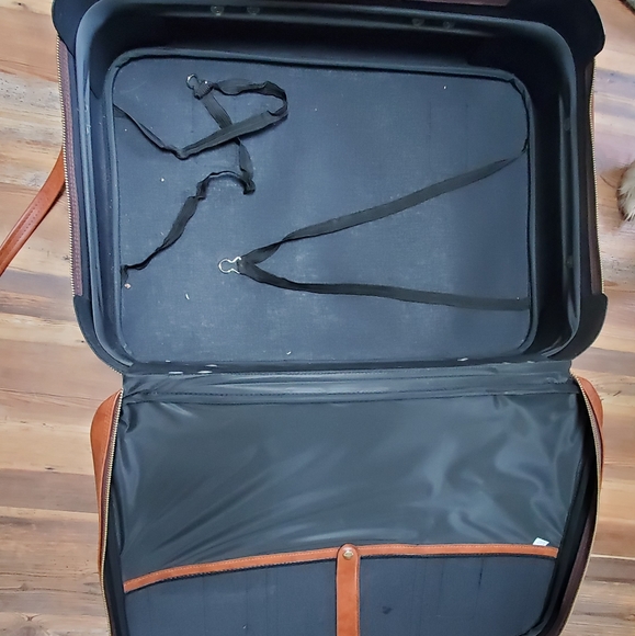 Vintage Suitcase Brown Leather - Picture 3 of 4